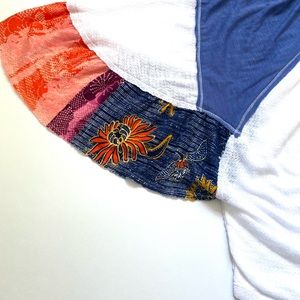 We The Free by Free People bell ruffle sleeve top